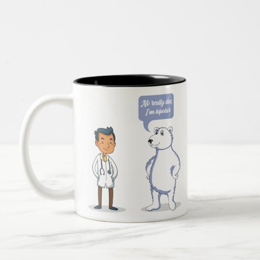 Tasse 2 Couleurs Bipolaire (Gauche)