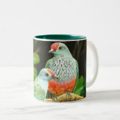 Tasse 2 Couleurs BIRD green_iphone (Devant droit)
