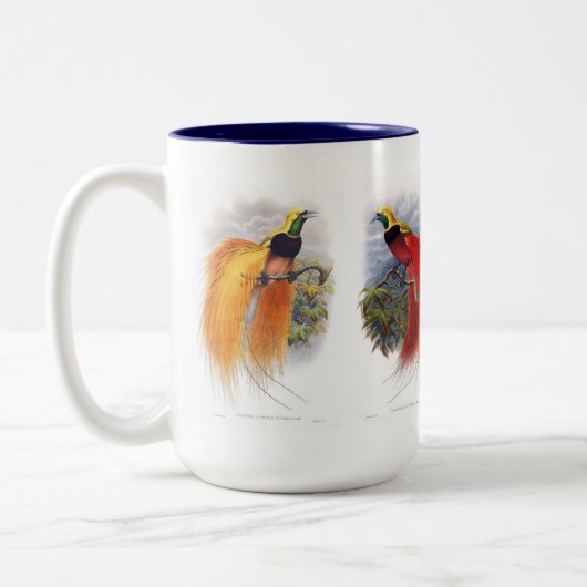 Tasse 2 Couleurs Bird of paradise (Gauche)