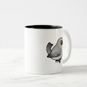 Tasse 2 Couleurs Birdorable Bushtit, Course Intérieure (Devant droit)