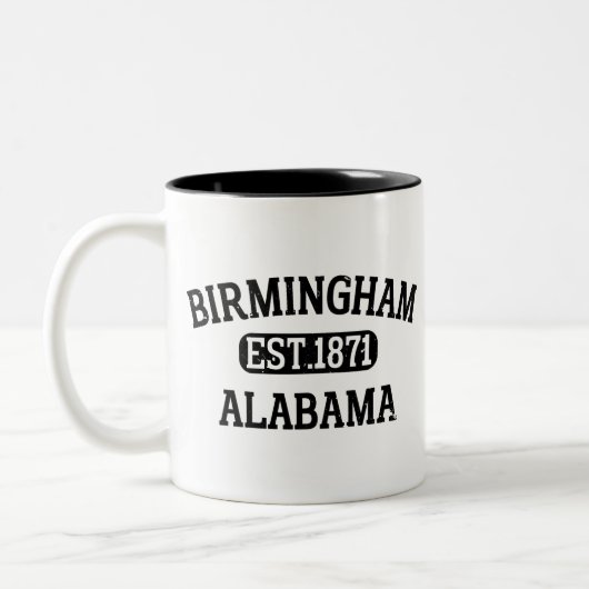 Tasse 2 Couleurs Birmingham Alabama Vintage (Gauche)