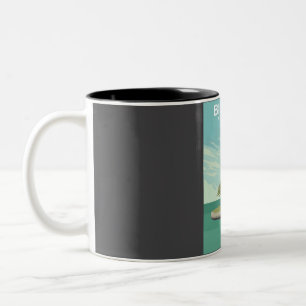 Tasse 2 Couleurs Biscayne National Park Vintage Florida Travel Post