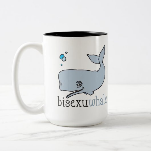 TASSE 2 COULEURS BISEXUWHALE (Gauche)