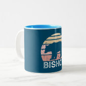 Tasse 2 Couleurs Bishop California Retro Bear (Devant gauche)