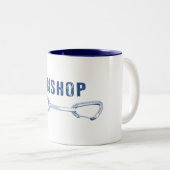 Tasse 2 Couleurs Bishop Rock Escalade (Devant droit)