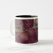 Tasse 2 Couleurs Bison américain ou Buffalo (Devant gauche)