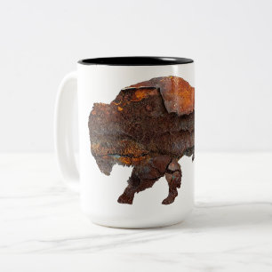 Tasse 2 Couleurs Bison d'Amérique du Nord