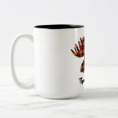 Tasse 2 Couleurs Bison de tête de lit Plaid (Gauche)