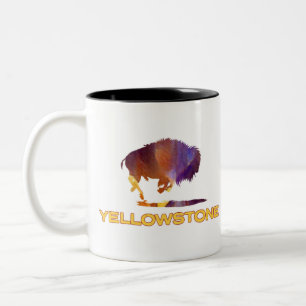 Tasse 2 Couleurs Bison de Yellowstone