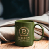 Tasse 2 Couleurs BITCOIN HALVING 2024 Crypto Devise numérique