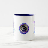 Tasse 2 Couleurs Bitcoin Xmas (Centre)