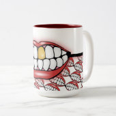 Tasse 2 Couleurs Bite-moi (Devant droit)