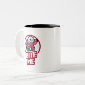 Tasse 2 Couleurs Bite-moi (Devant gauche)