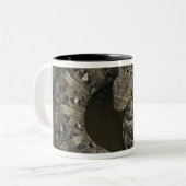 Tasse 2 Couleurs Bitis Bitis, une poule noire africaine de Snake Ch (Devant gauche)