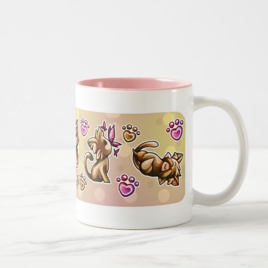 Tasse 2 Couleurs BittyKitty (Droit)