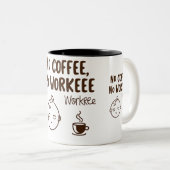 Tasse 2 Couleurs Bizarre à deux tons pour les amateurs de café (Devant droit)