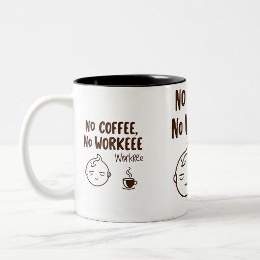Tasse 2 Couleurs Bizarre à deux tons pour les amateurs de café (Gauche)