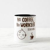 Tasse 2 Couleurs Bizarre à deux tons pour les amateurs de café (Centre)
