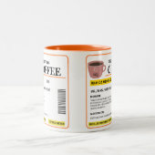 Tasse 2 Couleurs Bizarre de café de prescription (Centre)