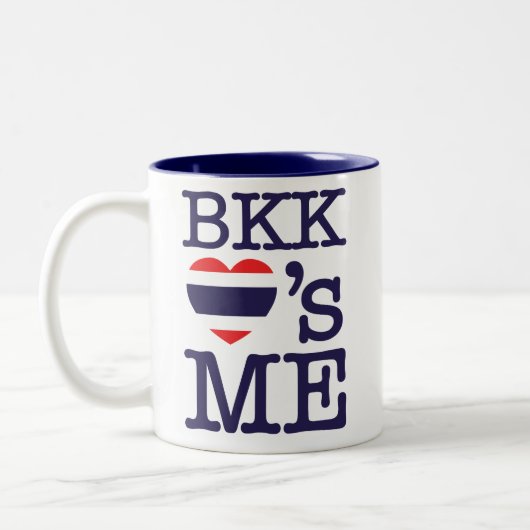 TASSE 2 COULEURS BKK LOVE'S ME (Gauche)