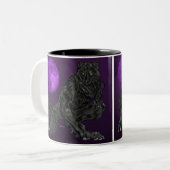 Tasse 2 Couleurs Black Anthro Werewolf (Devant gauche)