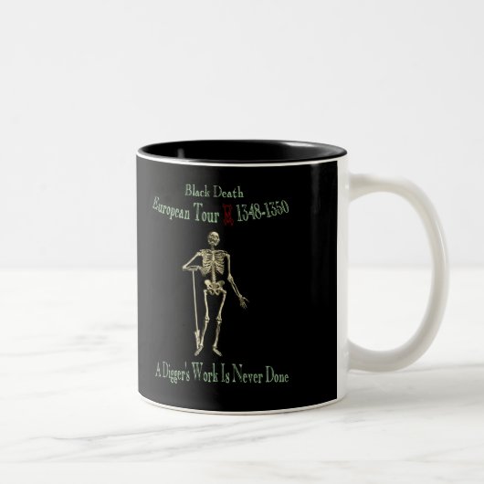 Tasse 2 Couleurs Black Death European Tour (Droit)