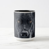 Tasse 2 Couleurs Black German Shepherd (Centre)