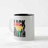 Tasse 2 Couleurs Black History Month (Devant gauche)