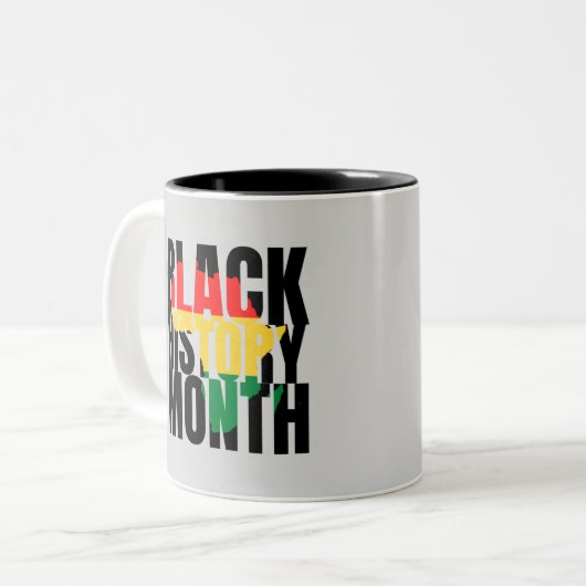 Tasse 2 Couleurs Black History Month (Devant gauche)