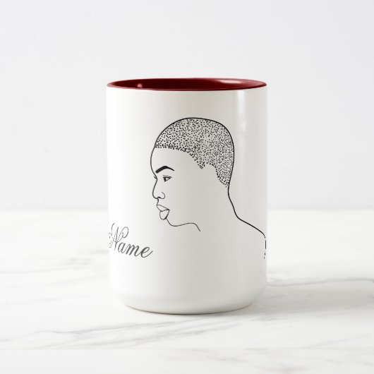 Tasse 2 Couleurs Black Magic Woman Art (Centre)