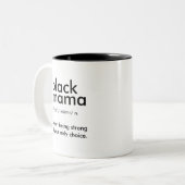 Tasse 2 Couleurs Black Mama (Devant gauche)
