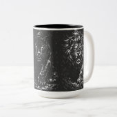 Tasse 2 Couleurs Black Panther — par BurnsInHell (Devant droit)