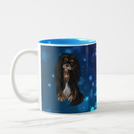 Tasse 2 Couleurs Black & Tan Cavalier King Charles Spaniel (Gauche)