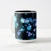 Tasse 2 Couleurs Black & Tha Smoke Moderne Abstrait (Devant gauche)