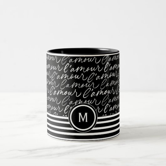 Tasse 2 Couleurs Black & White "Paris drey" (Centre)