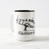 Tasse 2 Couleurs Blackburn b 24 skau Aircraft (Devant gauche)