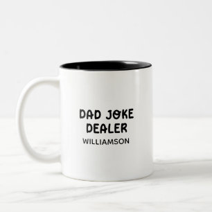 Tasse 2 Couleurs Blague papa Matching Funny Fête des pères cadeau p