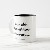 Tasse 2 Couleurs Blah - Blah fade fade (Devant gauche)