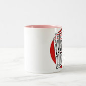 Tasse 2 Couleurs Blah quotidien (Centre)