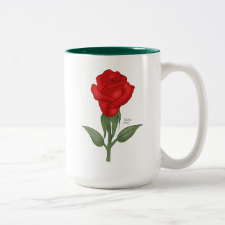 Tasse 2 Couleurs Blaine a un stylo - Rose