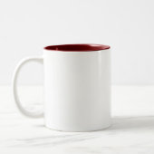 Tasse 2 Couleurs Blanc et bordeaux (Gauche)