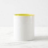 Tasse 2 Couleurs Blanc et Jaune (Centre)