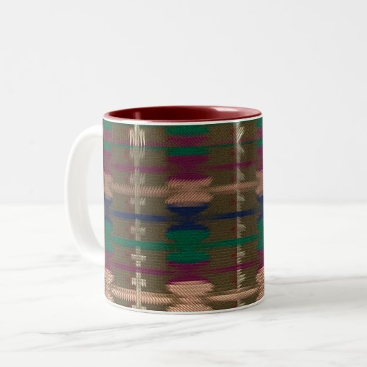 Tasse 2 Couleurs Blanche indienne (Devant gauche)