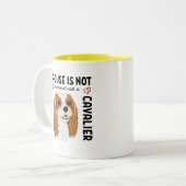 Tasse 2 Couleurs Blenheim Cavalier King Charles Spaniel  (Devant gauche)