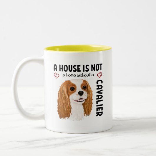 Tasse 2 Couleurs Blenheim Cavalier King Charles Spaniel  (Gauche)