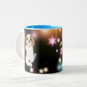 Tasse 2 Couleurs Blenheim Cavalier King Charles Spaniel (Devant gauche)