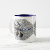 Tasse 2 Couleurs Bleu (Devant gauche)