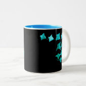 Tasse 2 Couleurs Bleu (Devant droit)
