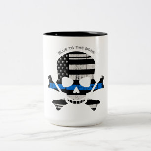 Tasse 2 Couleurs Bleu à os (couleur)