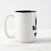Tasse 2 Couleurs Bleu à os (couleur) (Gauche)